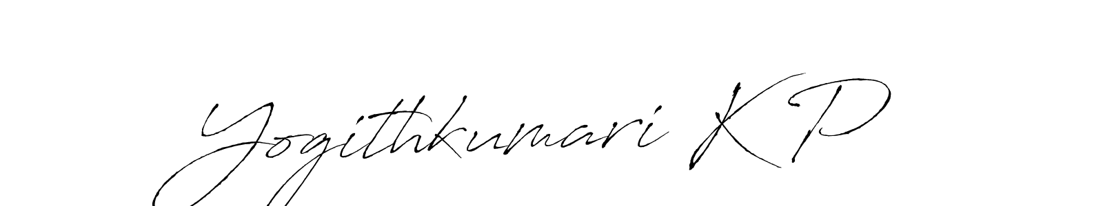 Make a beautiful signature design for name Yogithkumari K P. Use this online signature maker to create a handwritten signature for free. Yogithkumari K P signature style 6 images and pictures png