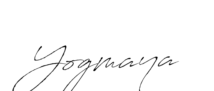 Design your own signature with our free online signature maker. With this signature software, you can create a handwritten (Antro_Vectra) signature for name Yogmaya. Yogmaya signature style 6 images and pictures png
