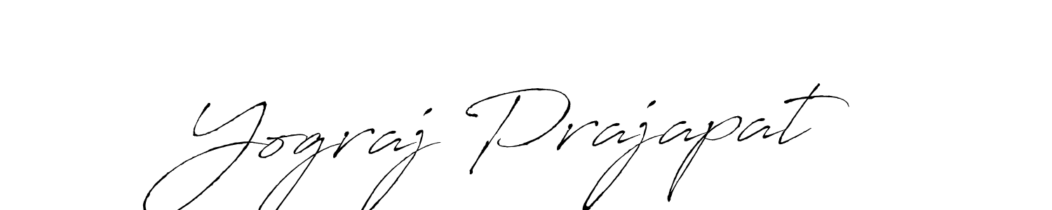 Also we have Yograj Prajapat name is the best signature style. Create professional handwritten signature collection using Antro_Vectra autograph style. Yograj Prajapat signature style 6 images and pictures png