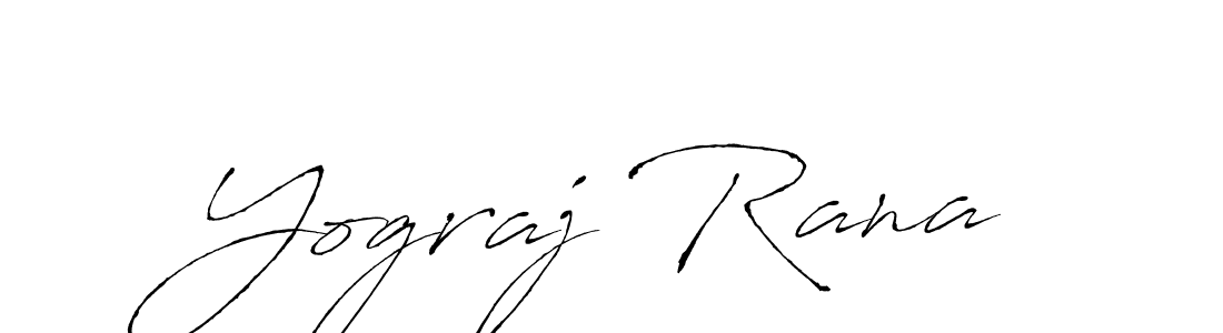 How to make Yograj Rana name signature. Use Antro_Vectra style for creating short signs online. This is the latest handwritten sign. Yograj Rana signature style 6 images and pictures png