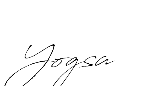 How to make Yogsa name signature. Use Antro_Vectra style for creating short signs online. This is the latest handwritten sign. Yogsa signature style 6 images and pictures png