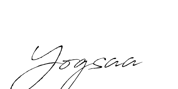 Design your own signature with our free online signature maker. With this signature software, you can create a handwritten (Antro_Vectra) signature for name Yogsaa. Yogsaa signature style 6 images and pictures png