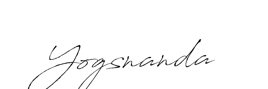 Create a beautiful signature design for name Yogsnanda. With this signature (Antro_Vectra) fonts, you can make a handwritten signature for free. Yogsnanda signature style 6 images and pictures png