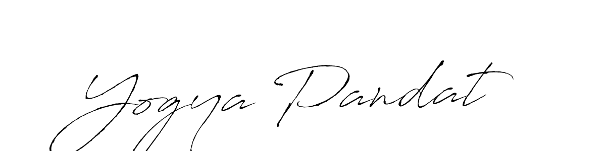 Yogya Pandat stylish signature style. Best Handwritten Sign (Antro_Vectra) for my name. Handwritten Signature Collection Ideas for my name Yogya Pandat. Yogya Pandat signature style 6 images and pictures png