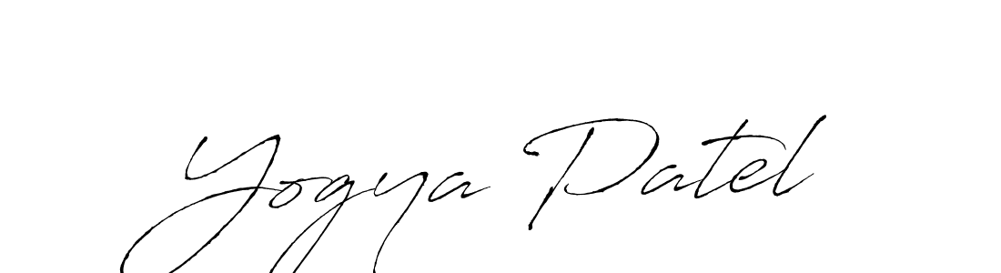 How to make Yogya Patel signature? Antro_Vectra is a professional autograph style. Create handwritten signature for Yogya Patel name. Yogya Patel signature style 6 images and pictures png