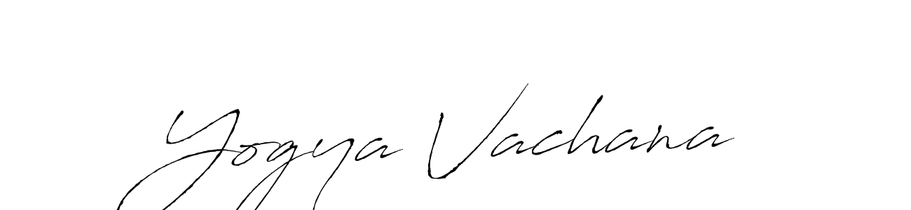 Antro_Vectra is a professional signature style that is perfect for those who want to add a touch of class to their signature. It is also a great choice for those who want to make their signature more unique. Get Yogya Vachana name to fancy signature for free. Yogya Vachana signature style 6 images and pictures png