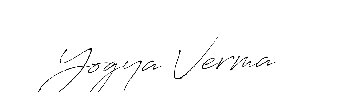 if you are searching for the best signature style for your name Yogya Verma. so please give up your signature search. here we have designed multiple signature styles  using Antro_Vectra. Yogya Verma signature style 6 images and pictures png