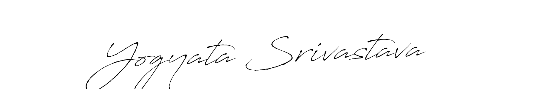 The best way (Antro_Vectra) to make a short signature is to pick only two or three words in your name. The name Yogyata Srivastava include a total of six letters. For converting this name. Yogyata Srivastava signature style 6 images and pictures png