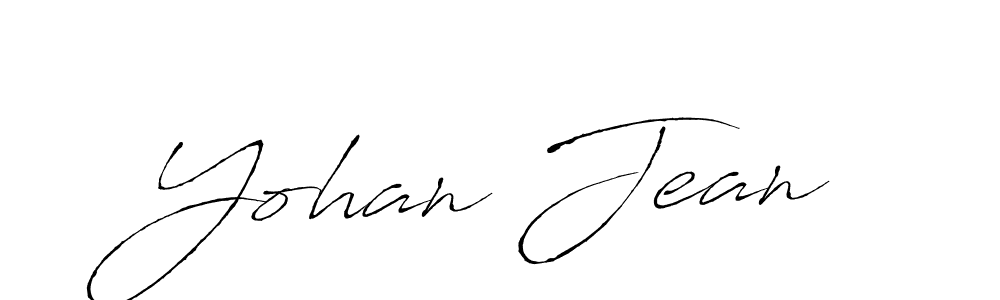 Create a beautiful signature design for name Yohan Jean. With this signature (Antro_Vectra) fonts, you can make a handwritten signature for free. Yohan Jean signature style 6 images and pictures png