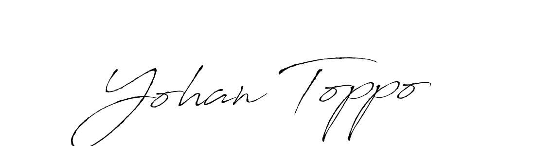 if you are searching for the best signature style for your name Yohan Toppo. so please give up your signature search. here we have designed multiple signature styles  using Antro_Vectra. Yohan Toppo signature style 6 images and pictures png