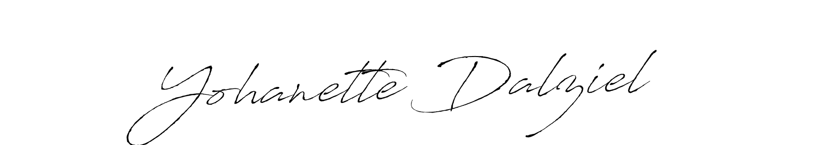 Make a beautiful signature design for name Yohanette Dalziel. With this signature (Antro_Vectra) style, you can create a handwritten signature for free. Yohanette Dalziel signature style 6 images and pictures png