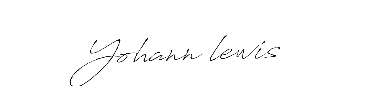 Create a beautiful signature design for name Yohann lewis. With this signature (Antro_Vectra) fonts, you can make a handwritten signature for free. Yohann lewis signature style 6 images and pictures png