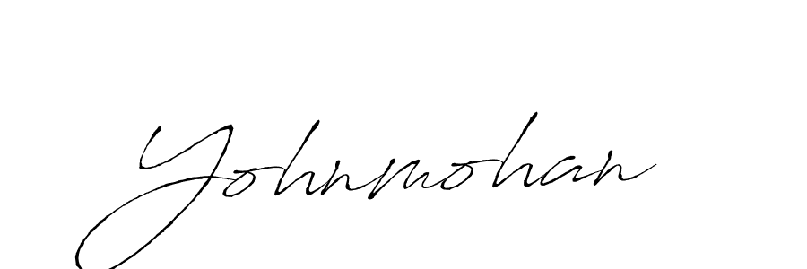 Also we have Yohnmohan name is the best signature style. Create professional handwritten signature collection using Antro_Vectra autograph style. Yohnmohan signature style 6 images and pictures png