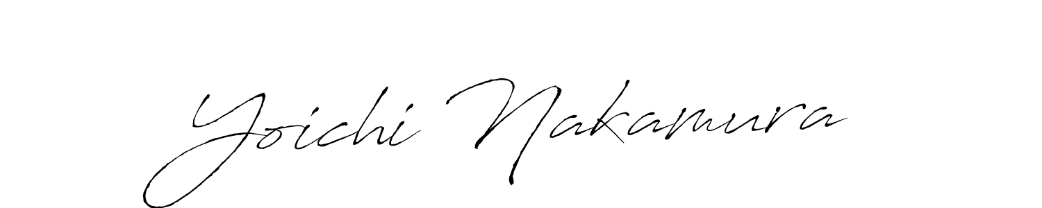 Antro_Vectra is a professional signature style that is perfect for those who want to add a touch of class to their signature. It is also a great choice for those who want to make their signature more unique. Get Yoichi Nakamura name to fancy signature for free. Yoichi Nakamura signature style 6 images and pictures png