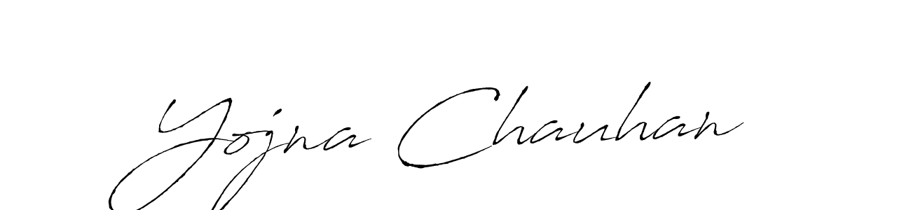 How to make Yojna Chauhan name signature. Use Antro_Vectra style for creating short signs online. This is the latest handwritten sign. Yojna Chauhan signature style 6 images and pictures png