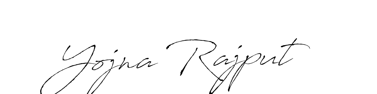 Make a beautiful signature design for name Yojna Rajput. With this signature (Antro_Vectra) style, you can create a handwritten signature for free. Yojna Rajput signature style 6 images and pictures png