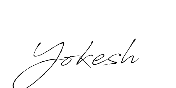 Create a beautiful signature design for name Yokesh. With this signature (Antro_Vectra) fonts, you can make a handwritten signature for free. Yokesh signature style 6 images and pictures png