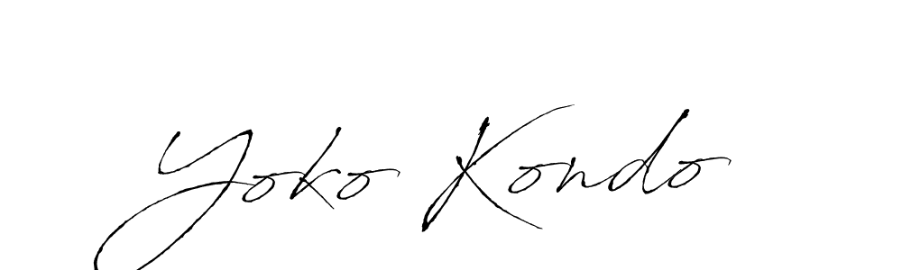 Also we have Yoko Kondo name is the best signature style. Create professional handwritten signature collection using Antro_Vectra autograph style. Yoko Kondo signature style 6 images and pictures png