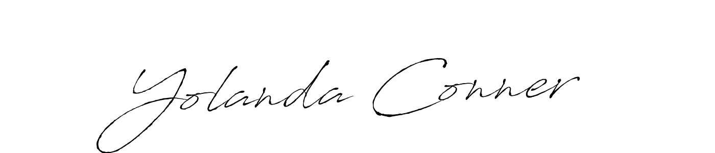 Design your own signature with our free online signature maker. With this signature software, you can create a handwritten (Antro_Vectra) signature for name Yolanda Conner. Yolanda Conner signature style 6 images and pictures png