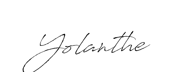 Yolanthe stylish signature style. Best Handwritten Sign (Antro_Vectra) for my name. Handwritten Signature Collection Ideas for my name Yolanthe. Yolanthe signature style 6 images and pictures png