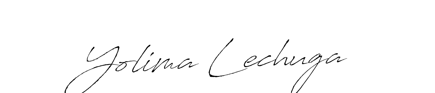 You should practise on your own different ways (Antro_Vectra) to write your name (Yolima Lechuga) in signature. don't let someone else do it for you. Yolima Lechuga signature style 6 images and pictures png
