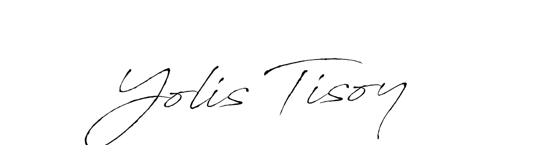 How to make Yolis Tisoy signature? Antro_Vectra is a professional autograph style. Create handwritten signature for Yolis Tisoy name. Yolis Tisoy signature style 6 images and pictures png