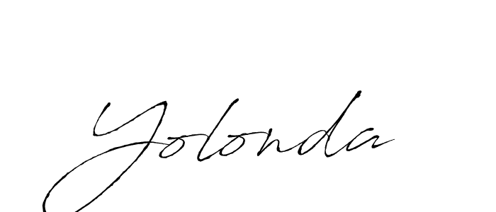 Design your own signature with our free online signature maker. With this signature software, you can create a handwritten (Antro_Vectra) signature for name Yolonda. Yolonda signature style 6 images and pictures png