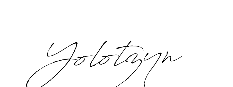 Make a beautiful signature design for name Yolotzyn. Use this online signature maker to create a handwritten signature for free. Yolotzyn signature style 6 images and pictures png