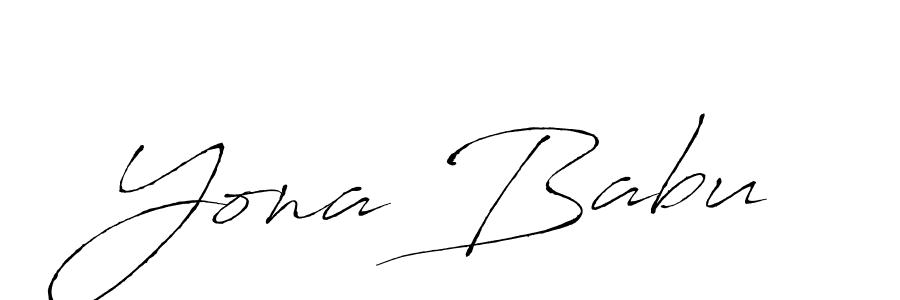 You should practise on your own different ways (Antro_Vectra) to write your name (Yona Babu) in signature. don't let someone else do it for you. Yona Babu signature style 6 images and pictures png