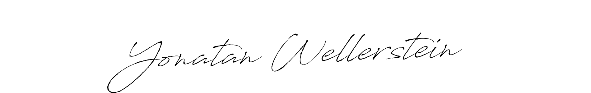 How to make Yonatan Wellerstein signature? Antro_Vectra is a professional autograph style. Create handwritten signature for Yonatan Wellerstein name. Yonatan Wellerstein signature style 6 images and pictures png