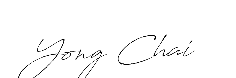 Make a beautiful signature design for name Yong Chai. With this signature (Antro_Vectra) style, you can create a handwritten signature for free. Yong Chai signature style 6 images and pictures png