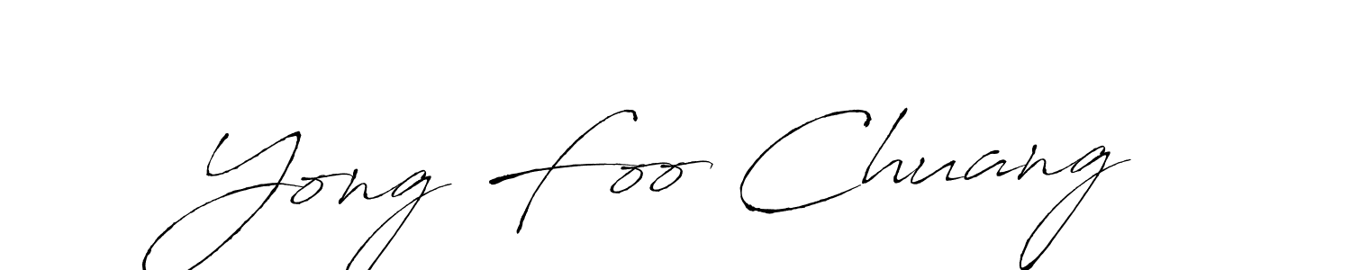 Yong Foo Chuang stylish signature style. Best Handwritten Sign (Antro_Vectra) for my name. Handwritten Signature Collection Ideas for my name Yong Foo Chuang. Yong Foo Chuang signature style 6 images and pictures png