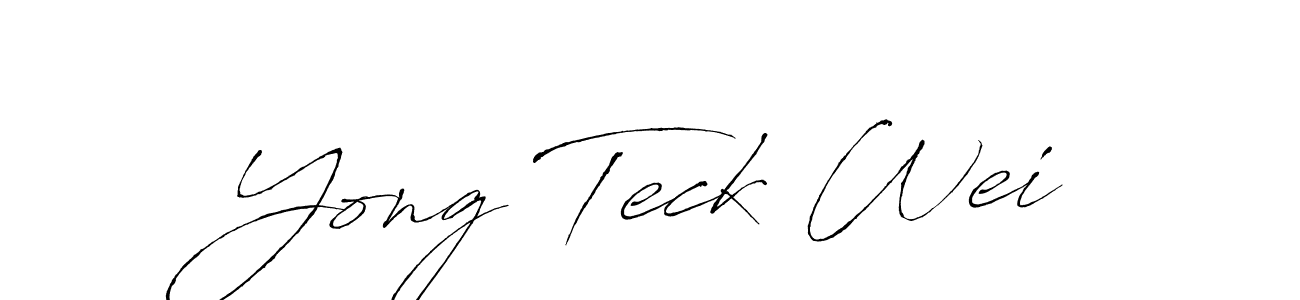 Make a short Yong Teck Wei signature style. Manage your documents anywhere anytime using Antro_Vectra. Create and add eSignatures, submit forms, share and send files easily. Yong Teck Wei signature style 6 images and pictures png