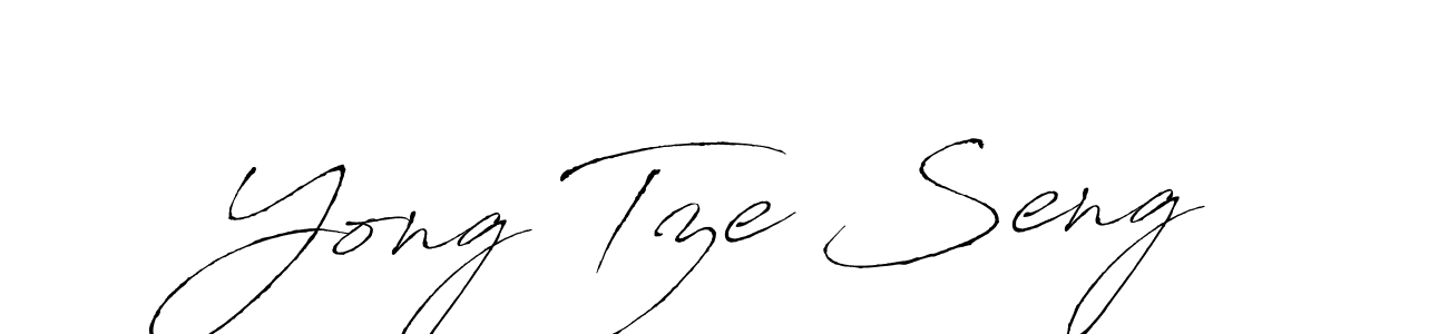 Create a beautiful signature design for name Yong Tze Seng. With this signature (Antro_Vectra) fonts, you can make a handwritten signature for free. Yong Tze Seng signature style 6 images and pictures png