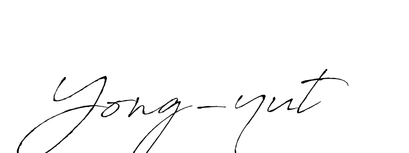 Create a beautiful signature design for name Yong-yut. With this signature (Antro_Vectra) fonts, you can make a handwritten signature for free. Yong-yut signature style 6 images and pictures png