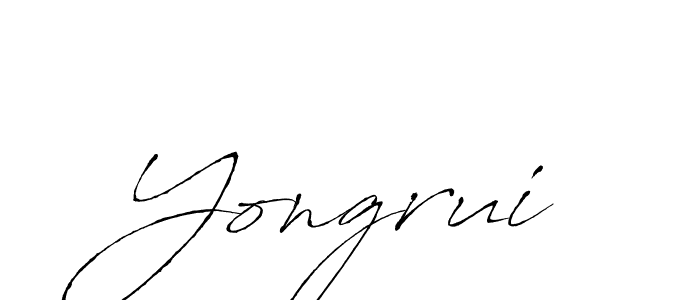 Once you've used our free online signature maker to create your best signature Antro_Vectra style, it's time to enjoy all of the benefits that Yongrui name signing documents. Yongrui signature style 6 images and pictures png