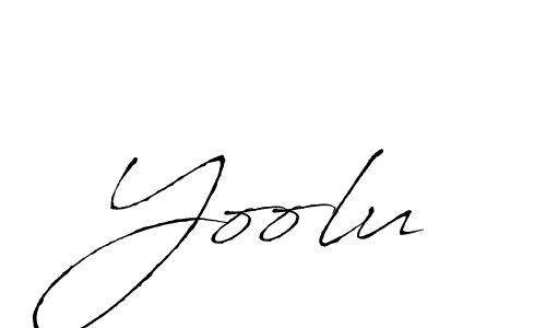 Also You can easily find your signature by using the search form. We will create Yoolu name handwritten signature images for you free of cost using Antro_Vectra sign style. Yoolu signature style 6 images and pictures png