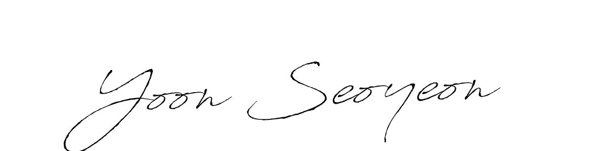 Also You can easily find your signature by using the search form. We will create Yoon Seoyeon name handwritten signature images for you free of cost using Antro_Vectra sign style. Yoon Seoyeon signature style 6 images and pictures png