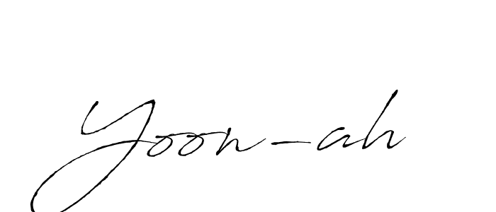 Create a beautiful signature design for name Yoon-ah. With this signature (Antro_Vectra) fonts, you can make a handwritten signature for free. Yoon-ah signature style 6 images and pictures png