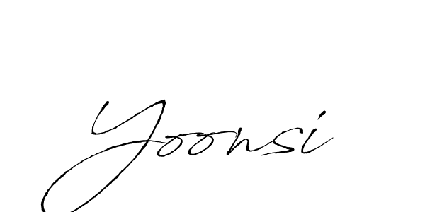 if you are searching for the best signature style for your name Yoonsi. so please give up your signature search. here we have designed multiple signature styles  using Antro_Vectra. Yoonsi signature style 6 images and pictures png