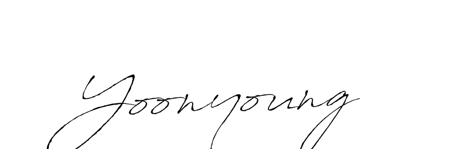 Also we have Yoonyoung name is the best signature style. Create professional handwritten signature collection using Antro_Vectra autograph style. Yoonyoung signature style 6 images and pictures png