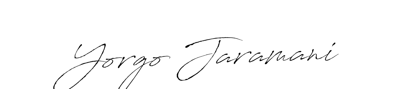 Make a beautiful signature design for name Yorgo Jaramani. Use this online signature maker to create a handwritten signature for free. Yorgo Jaramani signature style 6 images and pictures png