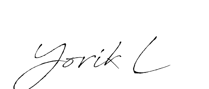 It looks lik you need a new signature style for name Yorik L. Design unique handwritten (Antro_Vectra) signature with our free signature maker in just a few clicks. Yorik L signature style 6 images and pictures png