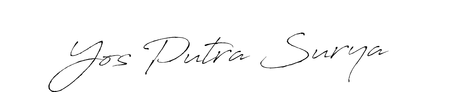 if you are searching for the best signature style for your name Yos Putra Surya. so please give up your signature search. here we have designed multiple signature styles  using Antro_Vectra. Yos Putra Surya signature style 6 images and pictures png