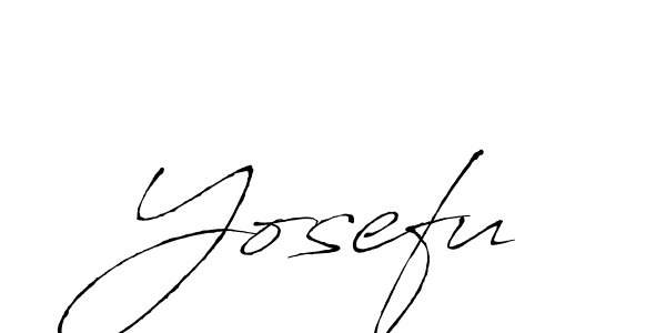 Create a beautiful signature design for name Yosefu. With this signature (Antro_Vectra) fonts, you can make a handwritten signature for free. Yosefu signature style 6 images and pictures png