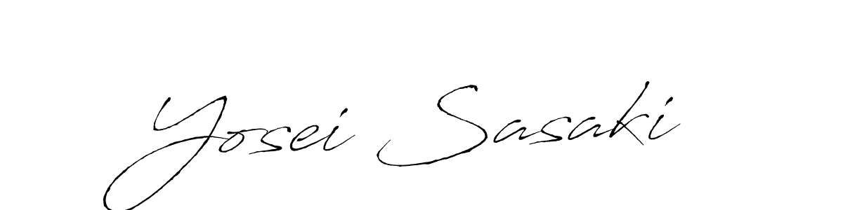 The best way (Antro_Vectra) to make a short signature is to pick only two or three words in your name. The name Yosei Sasaki include a total of six letters. For converting this name. Yosei Sasaki signature style 6 images and pictures png