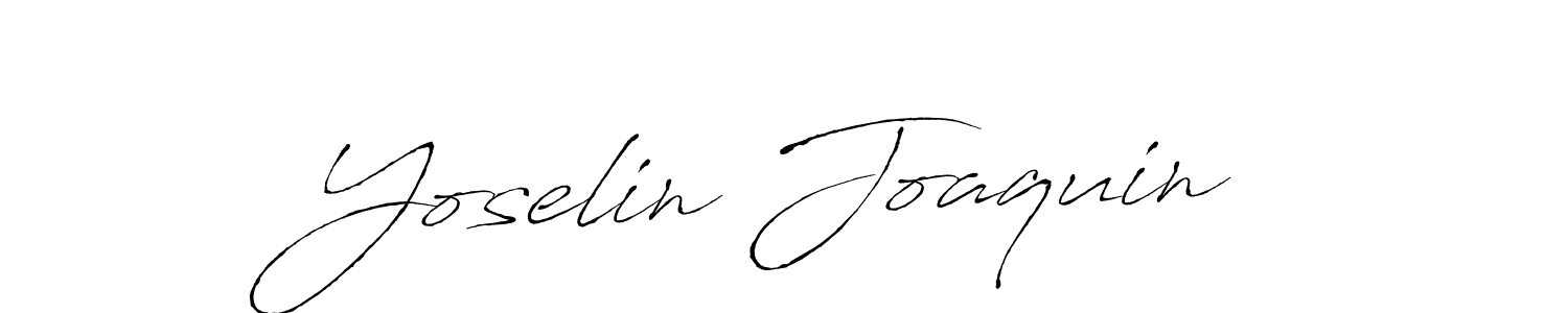 Design your own signature with our free online signature maker. With this signature software, you can create a handwritten (Antro_Vectra) signature for name Yoselin Joaquin. Yoselin Joaquin signature style 6 images and pictures png