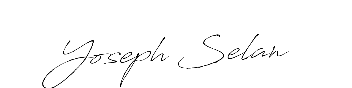 Use a signature maker to create a handwritten signature online. With this signature software, you can design (Antro_Vectra) your own signature for name Yoseph Selan. Yoseph Selan signature style 6 images and pictures png