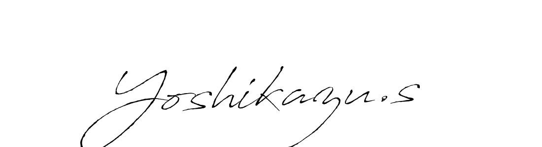Make a beautiful signature design for name Yoshikazu.s. Use this online signature maker to create a handwritten signature for free. Yoshikazu.s signature style 6 images and pictures png