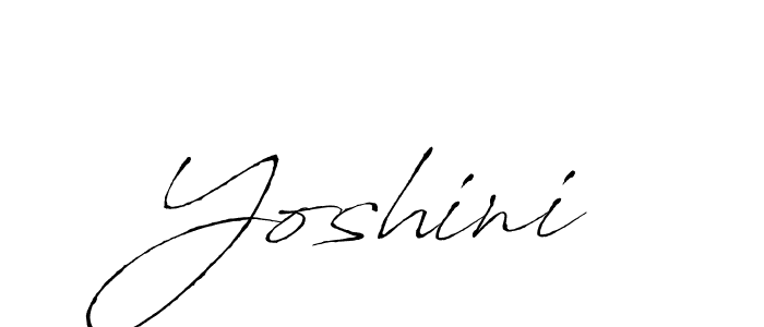 How to make Yoshini signature? Antro_Vectra is a professional autograph style. Create handwritten signature for Yoshini name. Yoshini signature style 6 images and pictures png